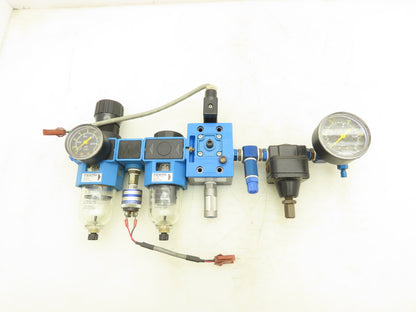Festo LFM-1/4-S-B Pneumatic Air Treatment Regulator Filter Solenoid Valve Switch