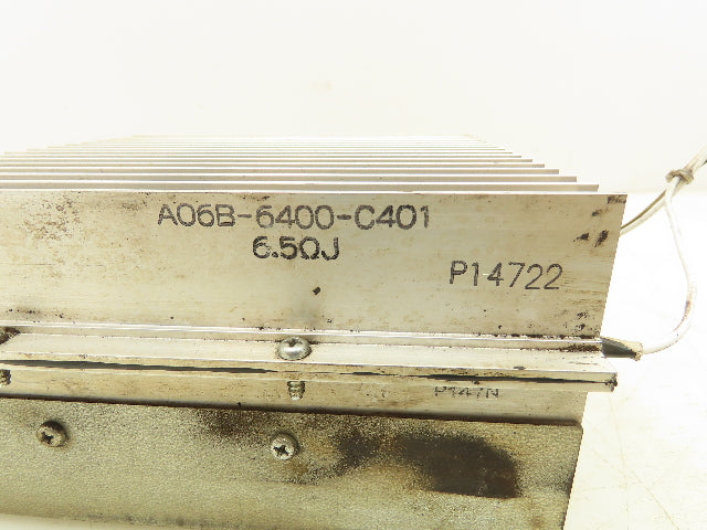 FANUC A06B-6400-C401 Resistor and Heatsink For Robots 6.5 OHM