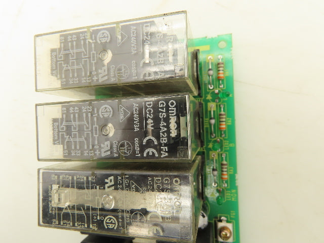 Fanuc A20B-1007-0540/01A Relay Circuit Board With 3 Relays