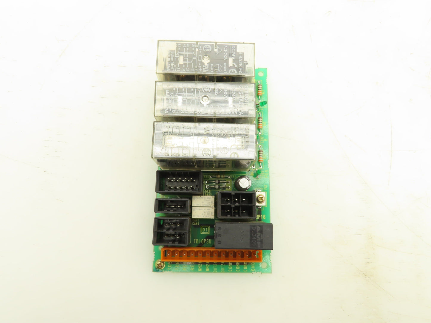 Fanuc A20B-1007-0540/01A Relay Circuit Board With 3 Relays