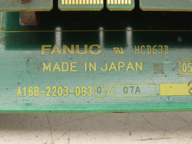 Fanuc A16B-2203-0930/07A Device Net Servo Control Module
