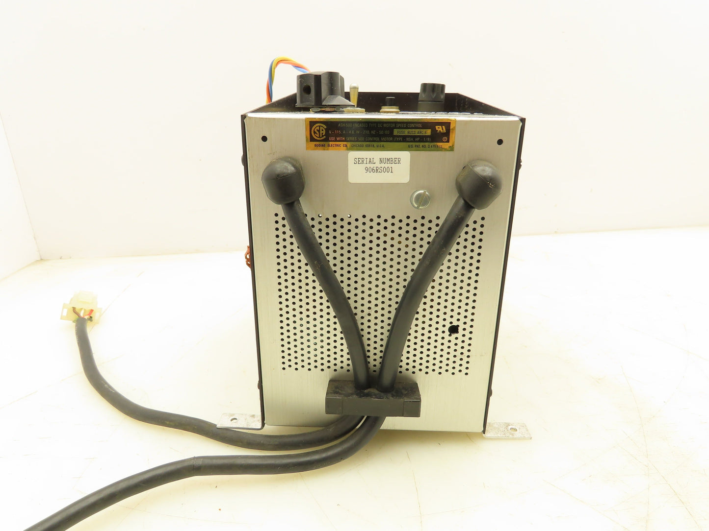 Bodine Electric ASH-500 DC Motor Control 115V 4.8A 210W Remote Potentiometer