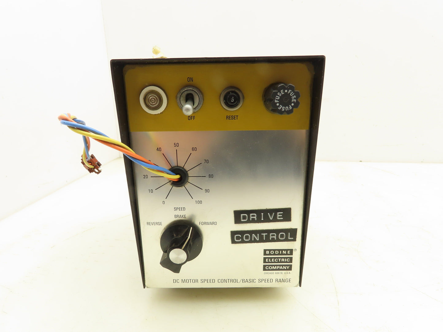 Bodine Electric ASH-500 DC Motor Control 115V 4.8A 210W Remote Potentiometer