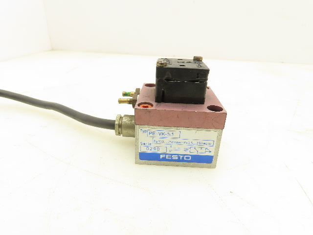 Festo PE-VK-5.1 PE Converter Pressure Transducer Lot of 3