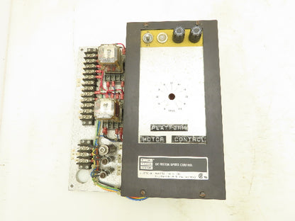 Bodine DPM-6130E DC Motor Speed Control 115V 7.8A Input Missing Potentiometer