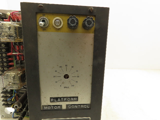 Bodine DPM-6130E DC Motor Speed Control 115V 7.8A Input Missing Potentiometer