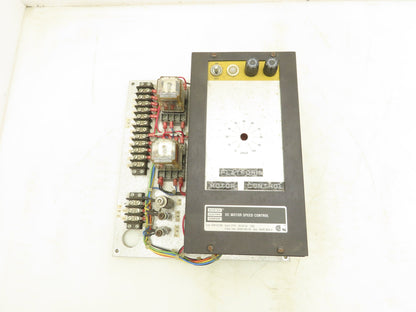 Bodine DPM-6130E DC Motor Speed Control 115V 7.8A Input Missing Potentiometer