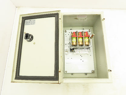 Allen Bradley 40788-309-75 Disconnect Switch Fused 3 Phase Electrical Enclosure