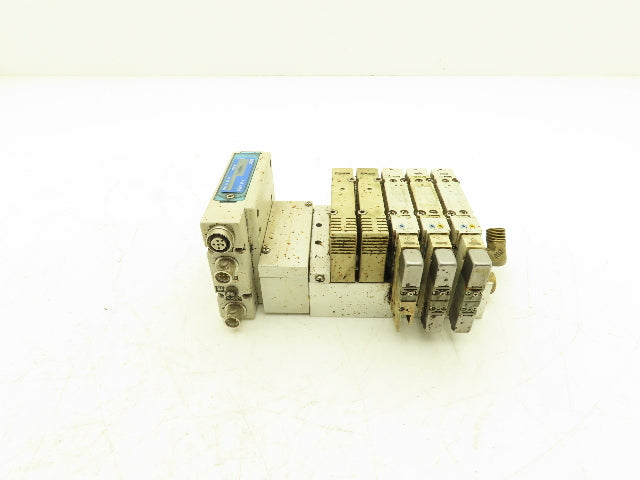 SMC EX260-SDN4 Devicenet Fieldbus Interface 5-Station Solenoid Manifold 24VDC