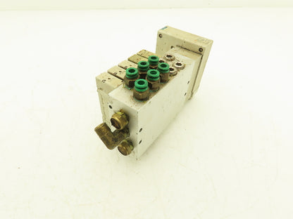 SMC EX260-SDN4 Devicenet Fieldbus Interface 5-Station Solenoid Manifold 24VDC
