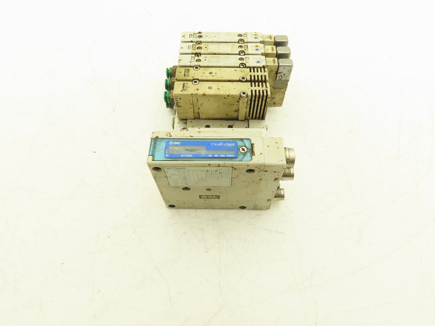 SMC EX260-SDN4 Devicenet Fieldbus Interface 5-Station Solenoid Manifold 24VDC