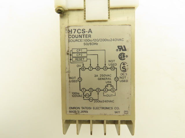 Omron H7CS-A Digital Counter 120/240V Panel Mount