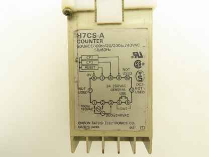 Omron H7CS-A Digital Counter 120/240V Panel Mount