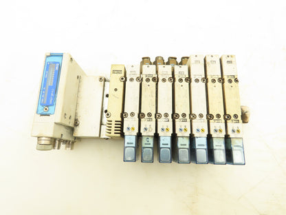 SMC EX260-SDN4 Devicenet Interface Unit With 8 Station Manifold Block 24VDC