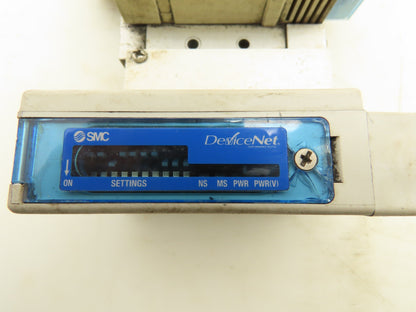 SMC EX260-SDN4 Devicenet Interface Unit With 8 Station Manifold Block 24VDC