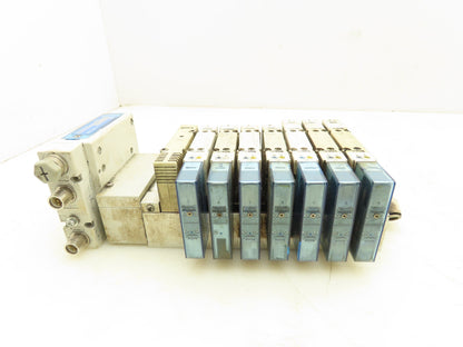 SMC EX260-SDN4 Devicenet Interface Unit With 8 Station Manifold Block 24VDC