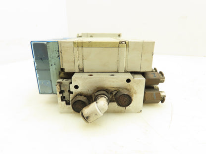 SMC EX260-SDN4 Devicenet Interface Unit With 8 Station Manifold Block 24VDC