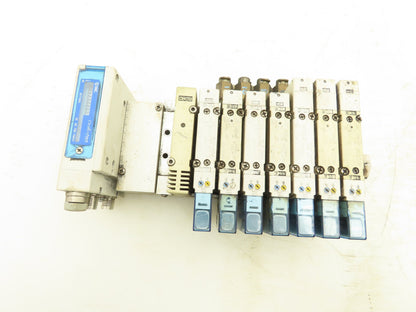 SMC EX260-SDN4 Devicenet Interface Unit With 8 Station Manifold Block 24VDC