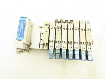 SMC EX260-SDN4 Devicenet Interface Unit With 8 Station Manifold Block 24VDC