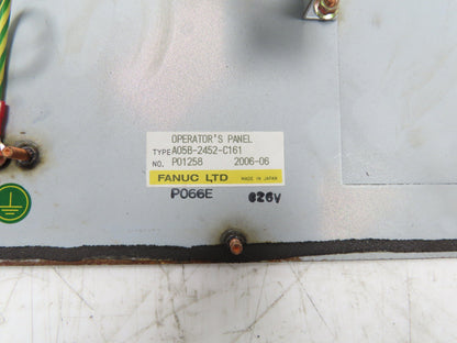 Fanuc A05B-2452-C161 Operator Control Panel