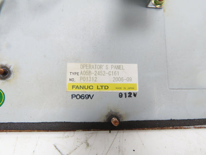 Fanuc A05B-2452-C161 Operator Control Panel