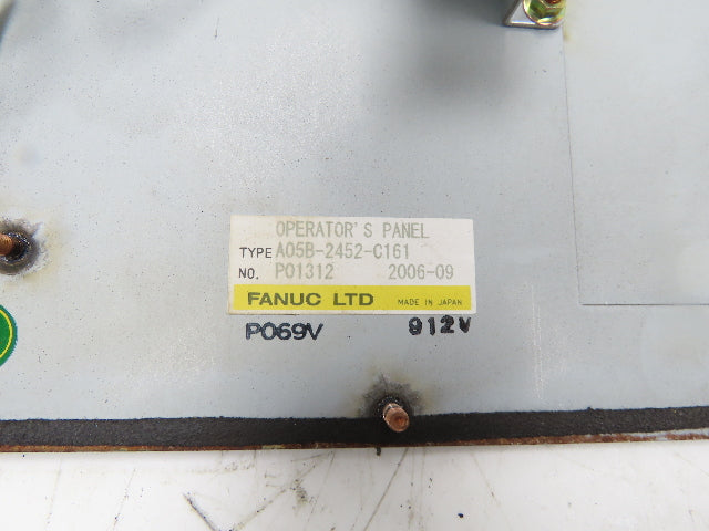 Fanuc A05B-2452-C161 Operator Control Panel