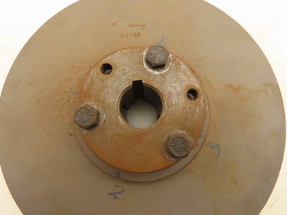 Browning 6J80P Poly-V Sheave 6 Grove Pulley 8" OD 1" P1 Bushing Bore