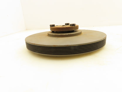 Browning 6J80P Poly-V Sheave 6 Grove Pulley 8" OD 1" P1 Bushing Bore