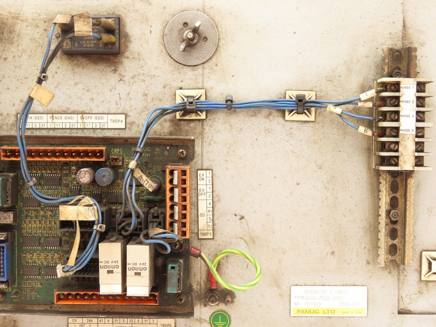 Fanuc A05B-2502-C050 Operator Control Panel