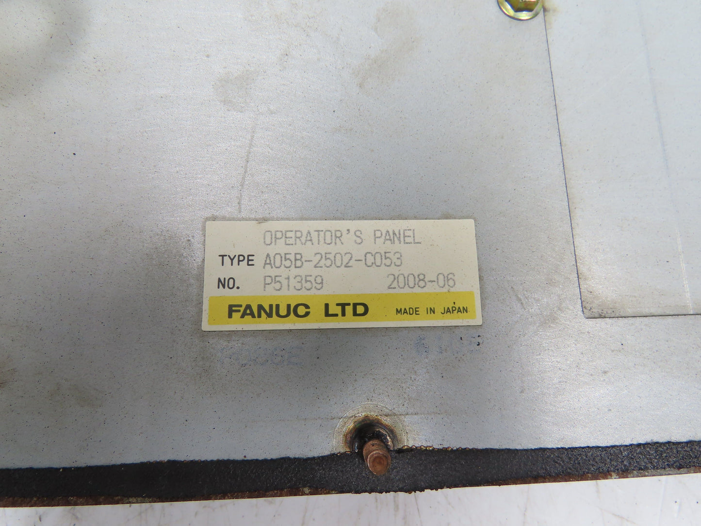 Fanuc A05B-2502-C053 Operator Control Panel