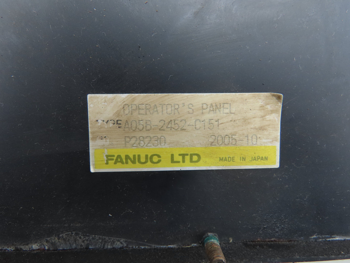 Fanuc A05B-2452-C151 Operator Control Panel