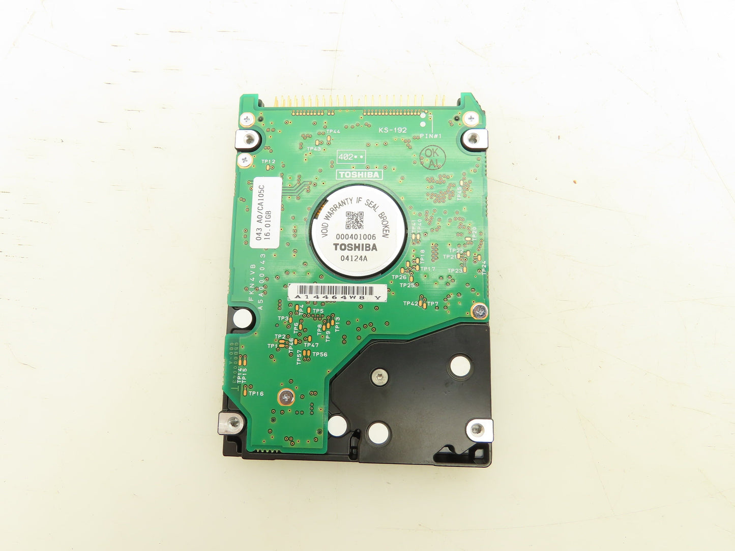 Toshiba HDD2180 Disk Hard Drive 16GB 4200RPM ATA 100 2.5" 2MB Cache