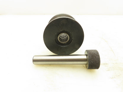 Steel Track Roller Bearing U-Groove Roller 2"W 1.6"Dia  Lot of 2