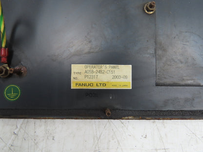 Fanuc A05B-2452-C151 Operator Control Panel