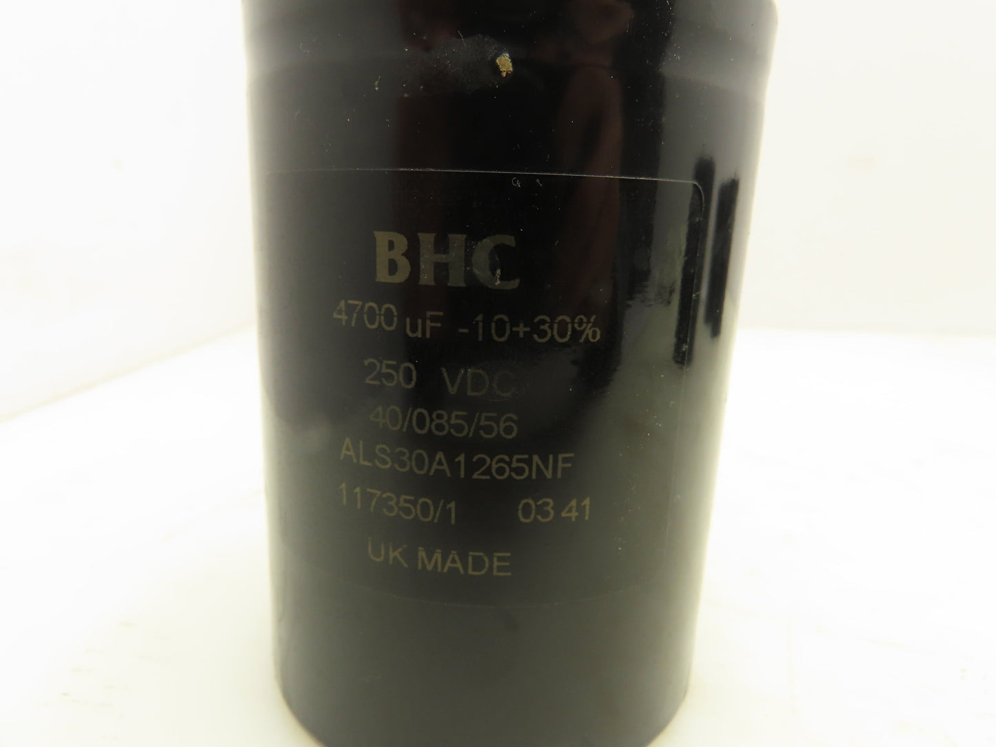 BHC ALS30A1265NF 4700uF -10+30% 250VDC Electrolytic Capacitor Lot Of 4