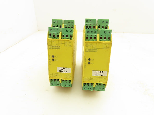 Phoenix Contact PSR-SPP-24UC/URM4/5X1/2X2 Safety Relay Extension Module Lot of 2