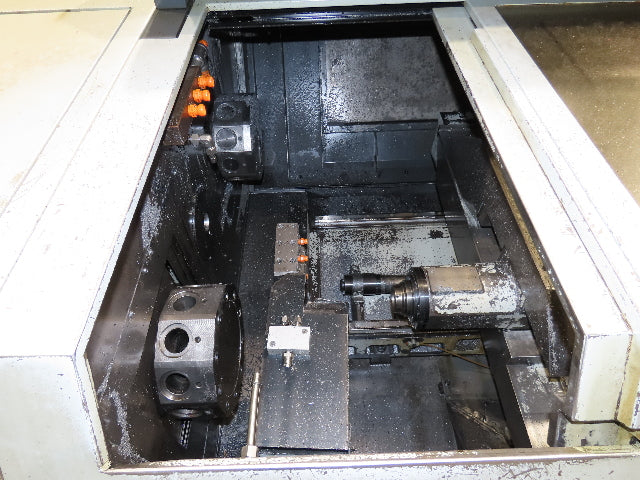 Star KNC 32 II  6-Axis Swiss CNC Lathe with Chip Conveyor