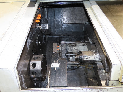 Star KNC 32 II  6-Axis Swiss CNC Lathe with Chip Conveyor