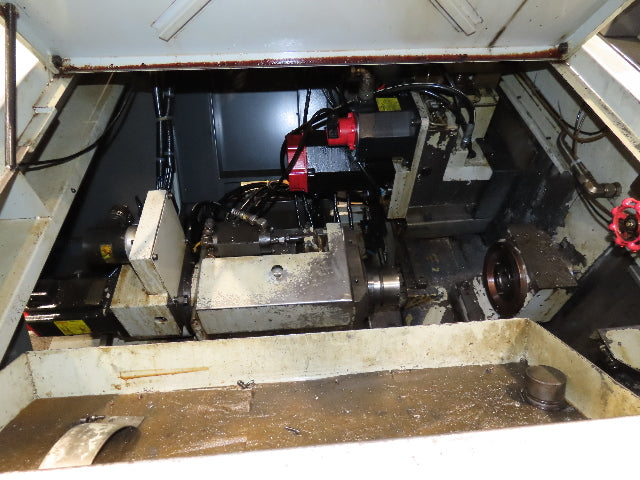 Star KNC 32 II  6-Axis Swiss CNC Lathe with Chip Conveyor