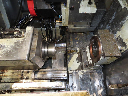 Star KNC 32 II  6-Axis Swiss CNC Lathe with Chip Conveyor