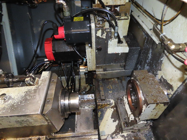 Star KNC 32 II  6-Axis Swiss CNC Lathe with Chip Conveyor