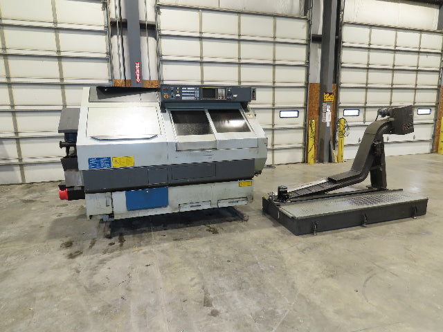Star KNC 32 II  6-Axis Swiss CNC Lathe with Chip Conveyor