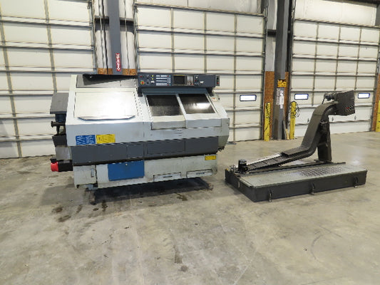 Star KNC 32 II  6-Axis Swiss CNC Lathe with Chip Conveyor