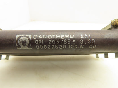 Danotherm 401 GRI 20X165S Resistor 3.3 Ohms 100W Lot of 6