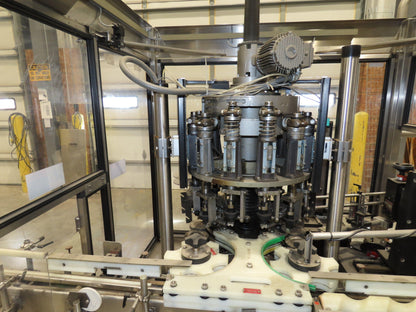 Krones Autocol K747-458 Labeler Machine 12-Bottle Auto Feed Adhesive Labeling