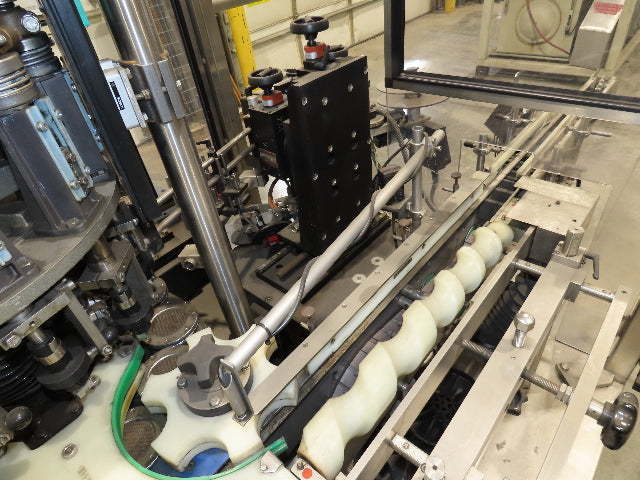 Krones Autocol K747-458 Labeler Machine 12-Bottle Auto Feed Adhesive Labeling