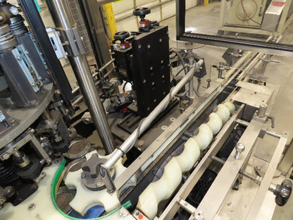 Krones Autocol K747-458 Labeler Machine 12-Bottle Auto Feed Adhesive Labeling