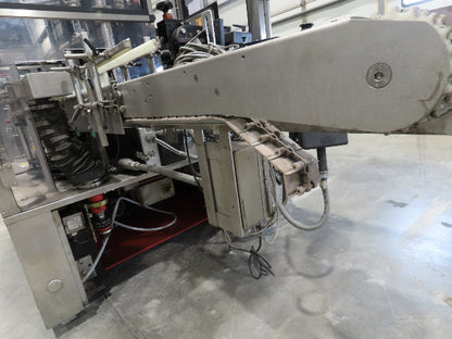 Krones Autocol K747-458 Labeler Machine 12-Bottle Auto Feed Adhesive Labeling