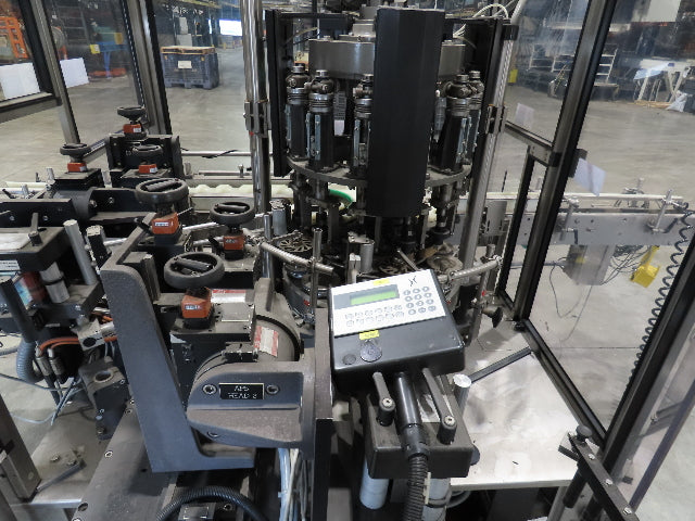 Krones Autocol K747-458 Labeler Machine 12-Bottle Auto Feed Adhesive Labeling