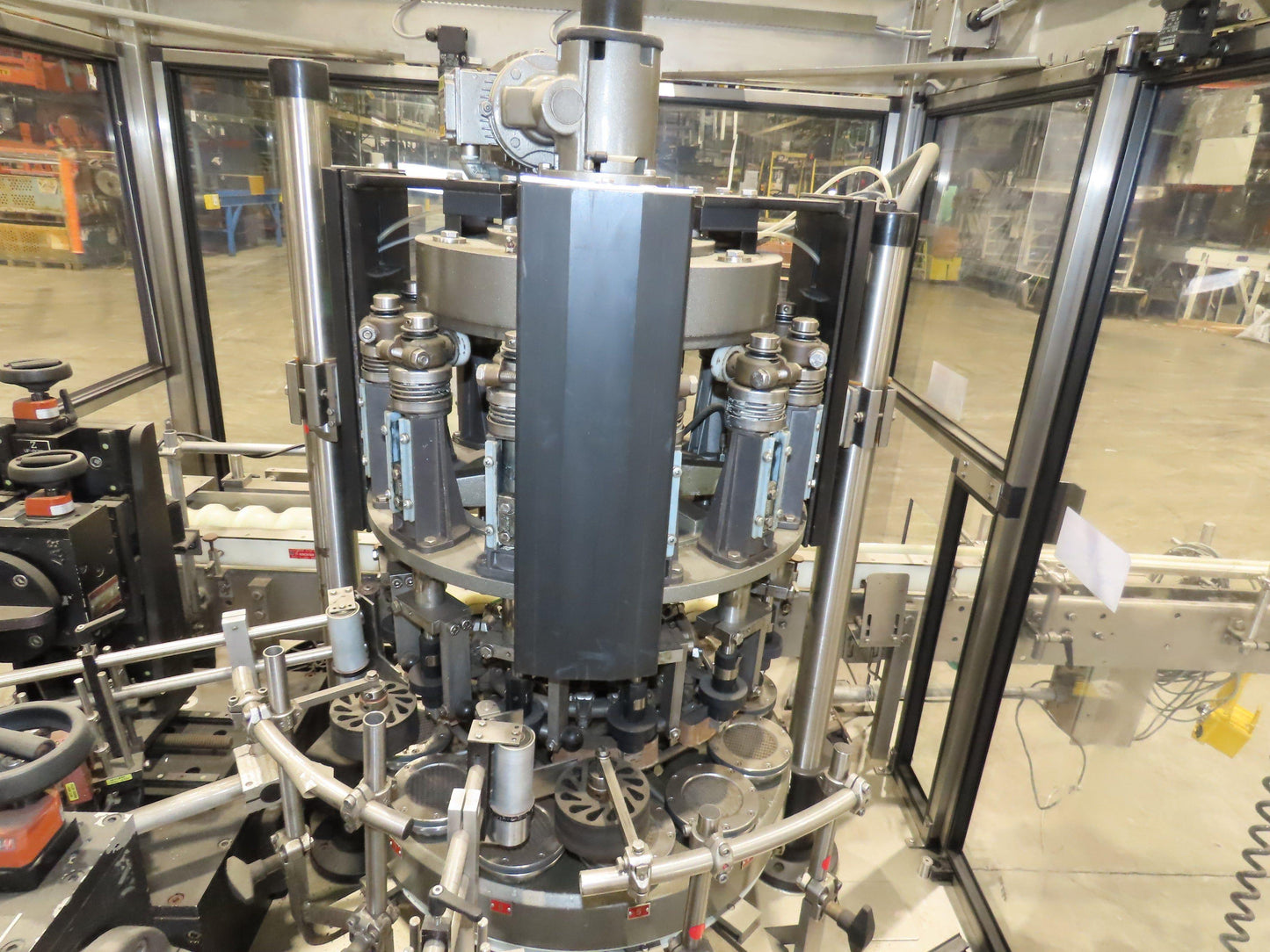 Krones Autocol K747-458 Labeler Machine 12-Bottle Auto Feed Adhesive Labeling